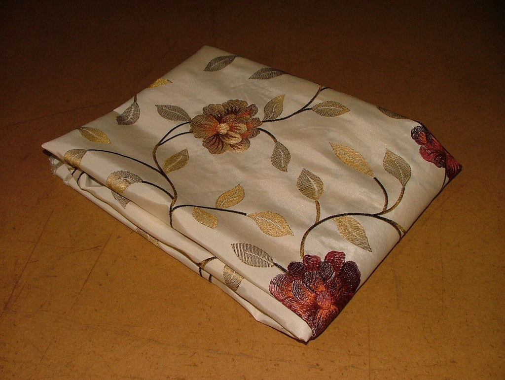 1.9m Prestigious Textiles Petal Ruby Faux Silk Fabric Upholstery Cushion Curtain14