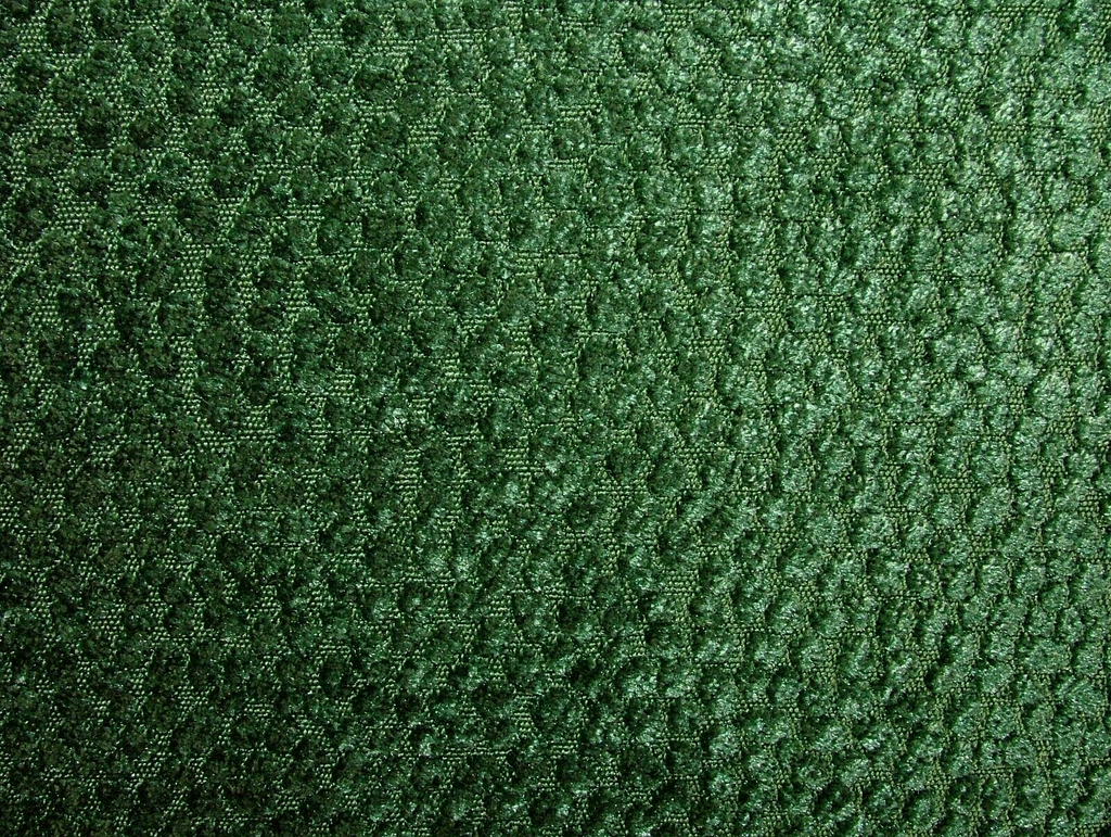 35 Metres Milan Emerald Green Plush Chenille Fabric Curtain Upholstery Cushion