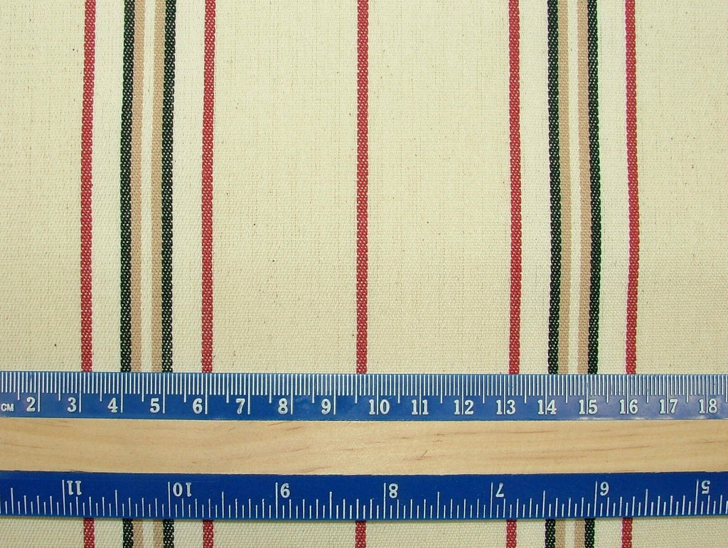 100% Cotton Woven Ticking Canvas Curtain Upholstery Premium Designer Fabric