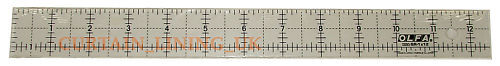 Olfa Non Slip Frosted Patchwork Ruler Various Sizes - Widest Range Available!