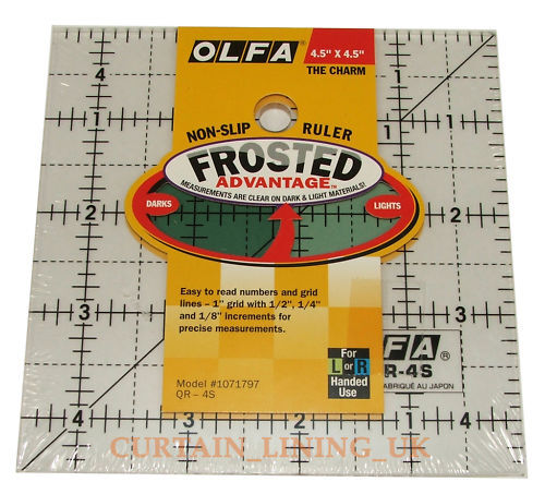 Olfa Non Slip Frosted Patchwork Ruler Various Sizes - Widest Range Available!