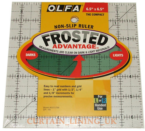 Olfa Non Slip Frosted Patchwork Ruler Various Sizes - Widest Range Available!