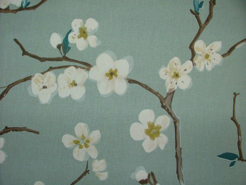 24 Metres Japanese Cherry Blossom Tree Cotton Fabric Curtain Blinds Upholstery