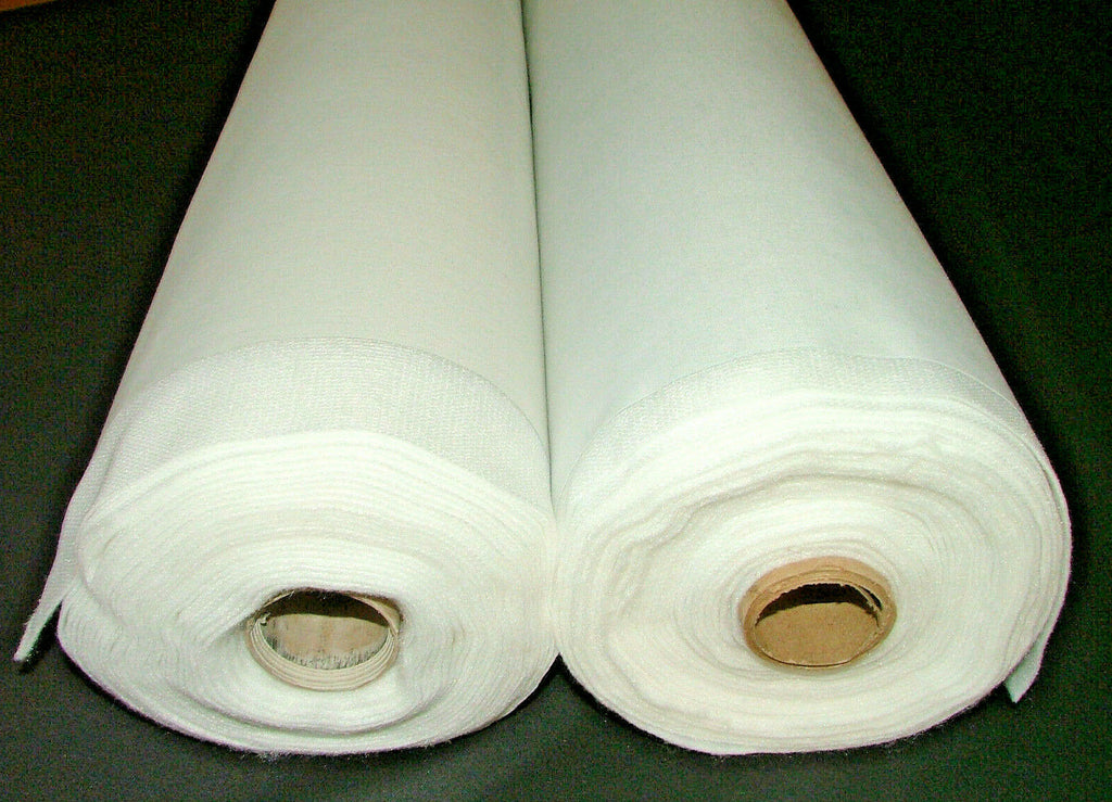 Bonded Interlining With 3 Pass Blackout Thermal Curtain Lining Ivory And White