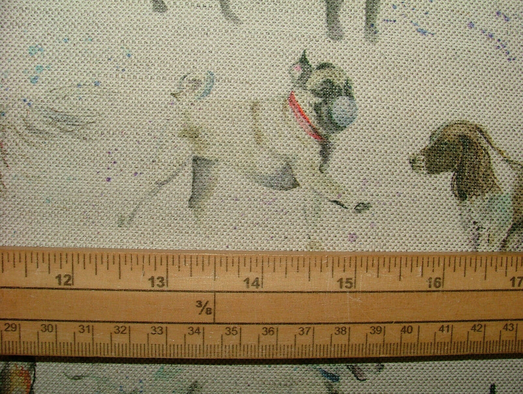 9 Metres Mixed Dog Linen Voyage Decoration Maison Upholstery Cushion Fabric
