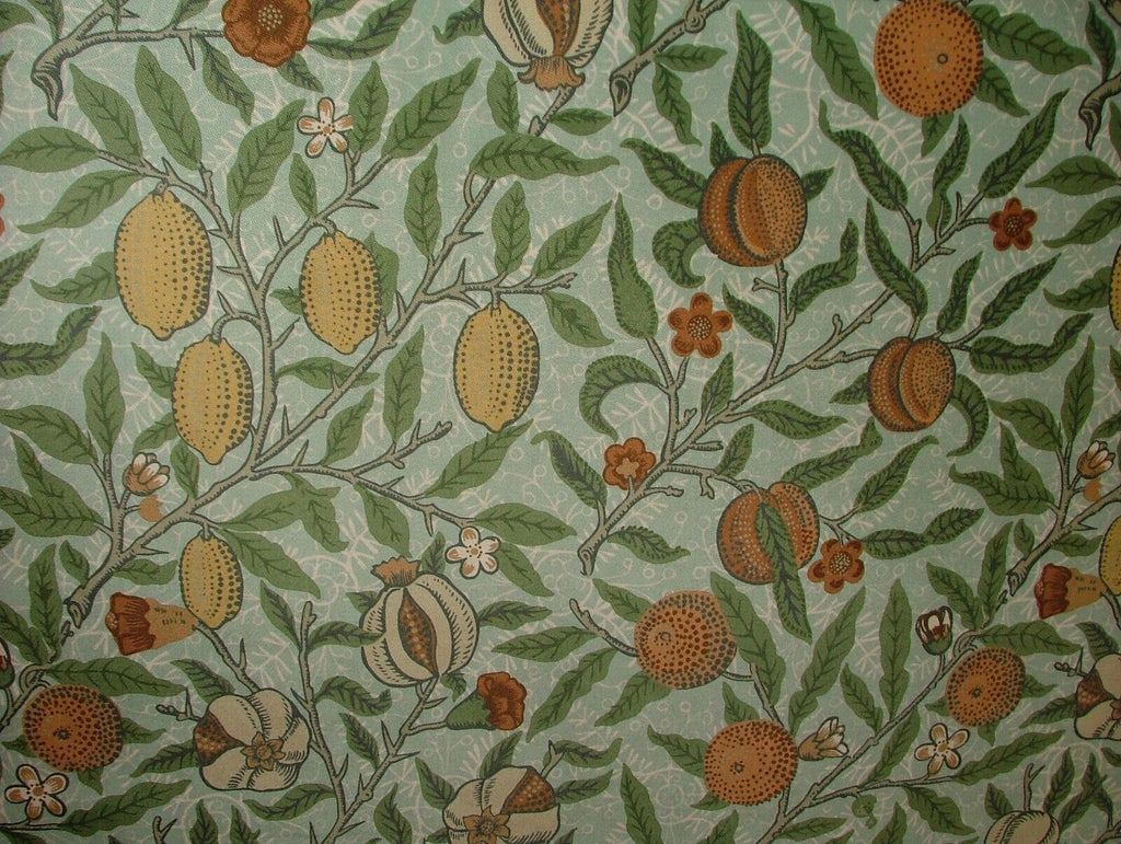 3 Metre William Morris Pomegranate Velvet Fabric Upholstery Cushion Curtain Use