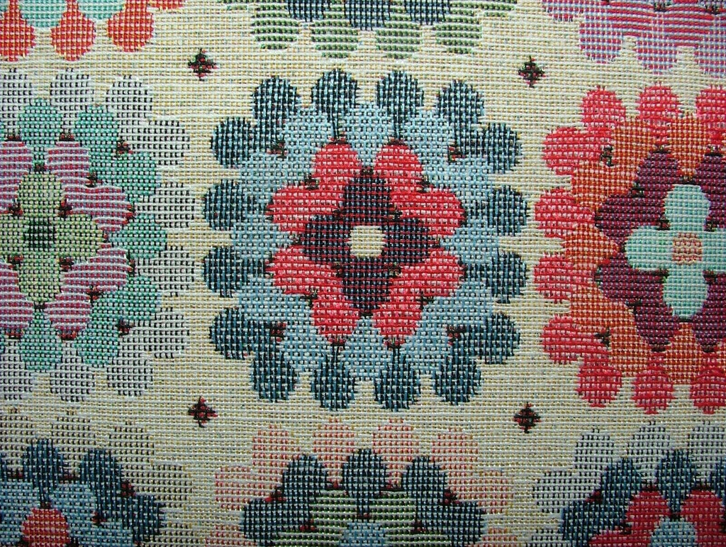 Crochet Tapestry Fabric Curtain Upholstery Cushion Blanket Throws Crafts