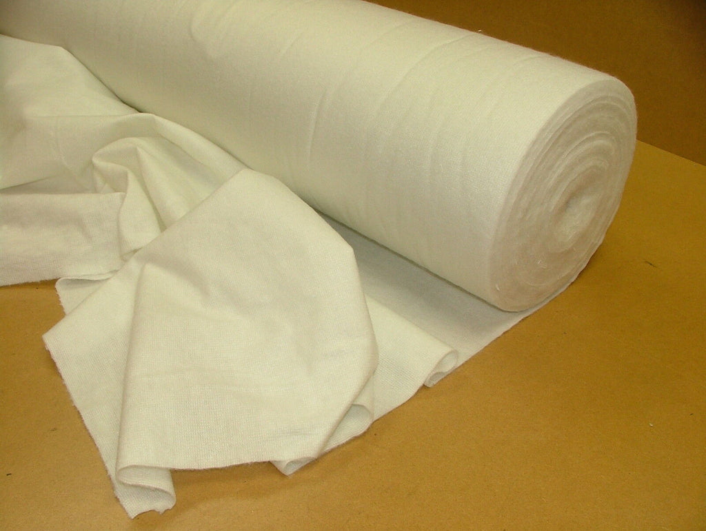 20 Metre Roll Of Medium Weight Curtain Interlining Lining Fabric - Trade Price