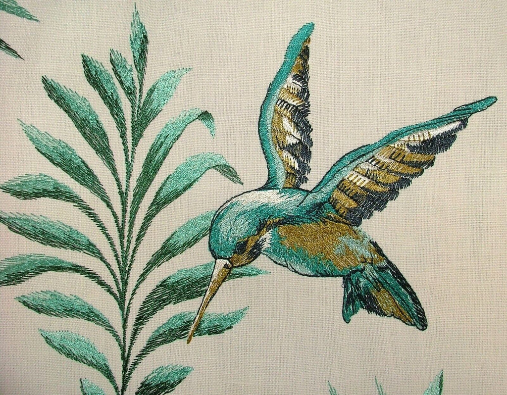 iLiv MONTSERRAT MARINE Embroidered Fabric Curtain Upholstery Cushion Roman Blind