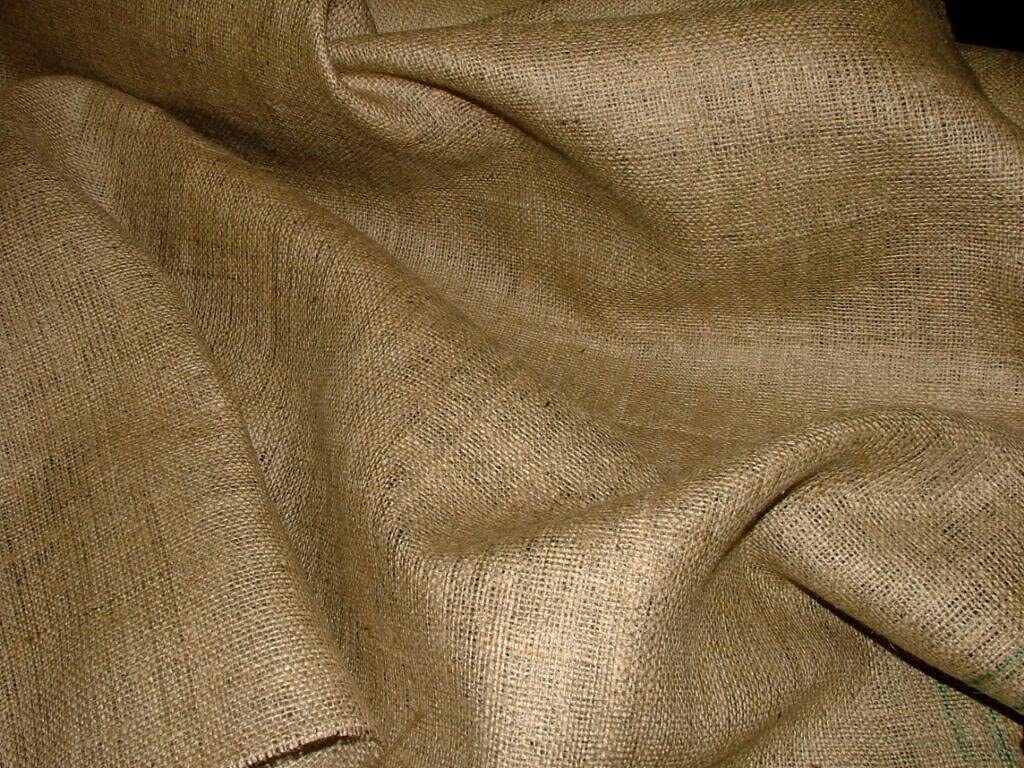 2 Metres 40" Wide 10oz Quality Hessian Upholstery Fabric Art Craft School Notice