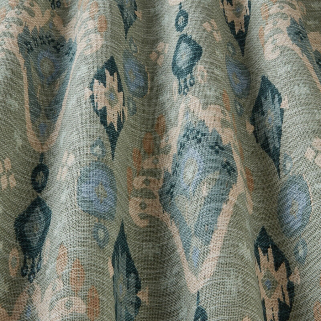 Fabric Remnant 1.7m iLiv Boho Sage Cotton Blend Curtain Upholstery Cushion