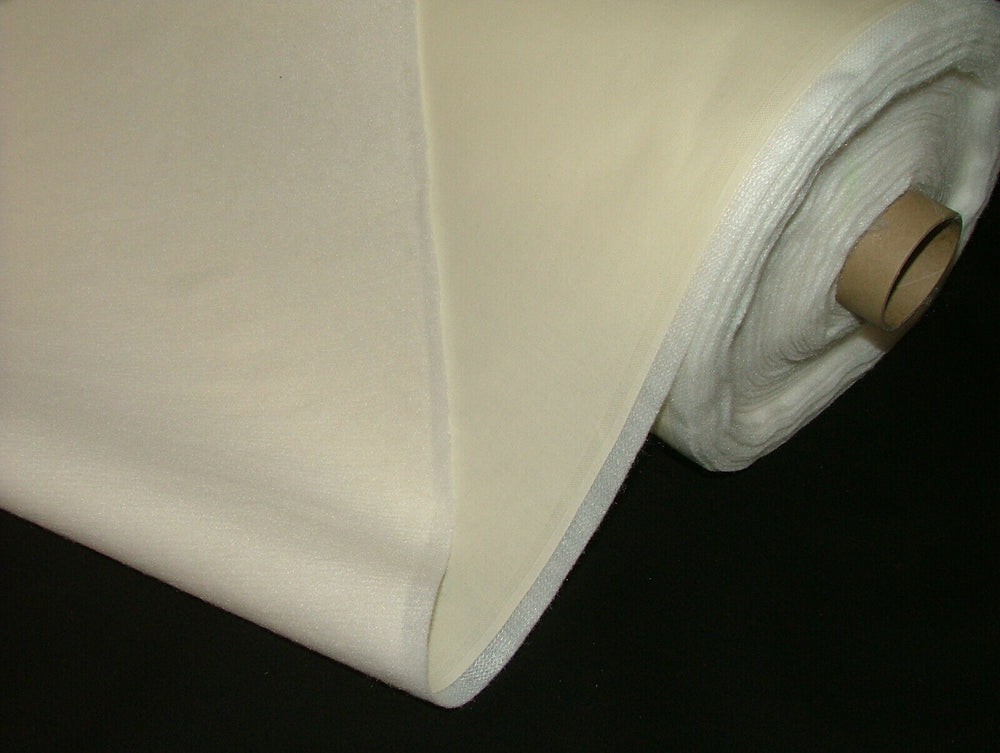 Bonded Interlining With 100% Ivory Sateen Curtain Lining - PREMIUM QUALITY