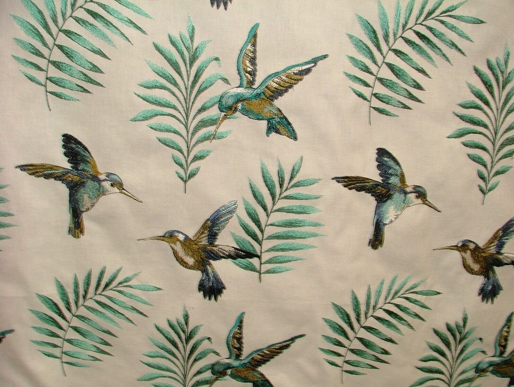 iLiv MONTSERRAT MARINE Embroidered Fabric Curtain Upholstery Cushion Roman Blind
