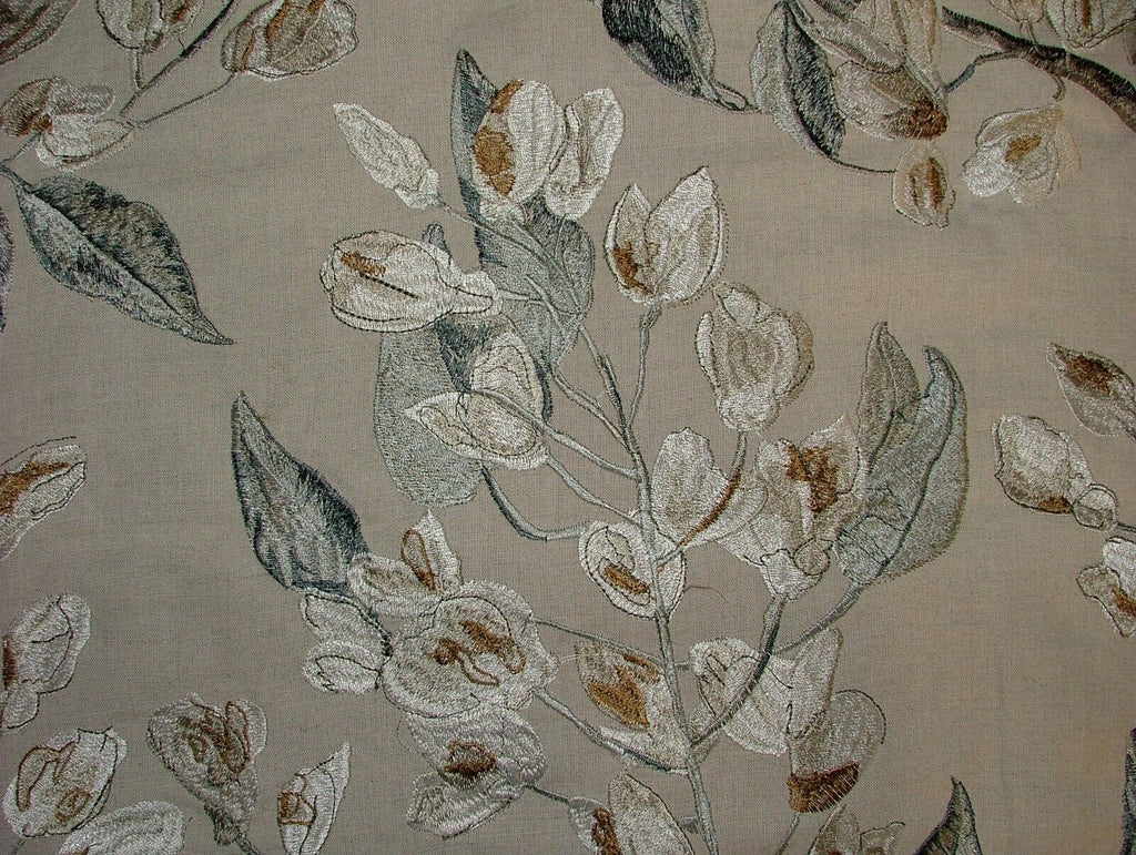3.4 Metre Romo Wisteria Embroidery Fabric Curtain Upholstery Cushion RRP £574.00