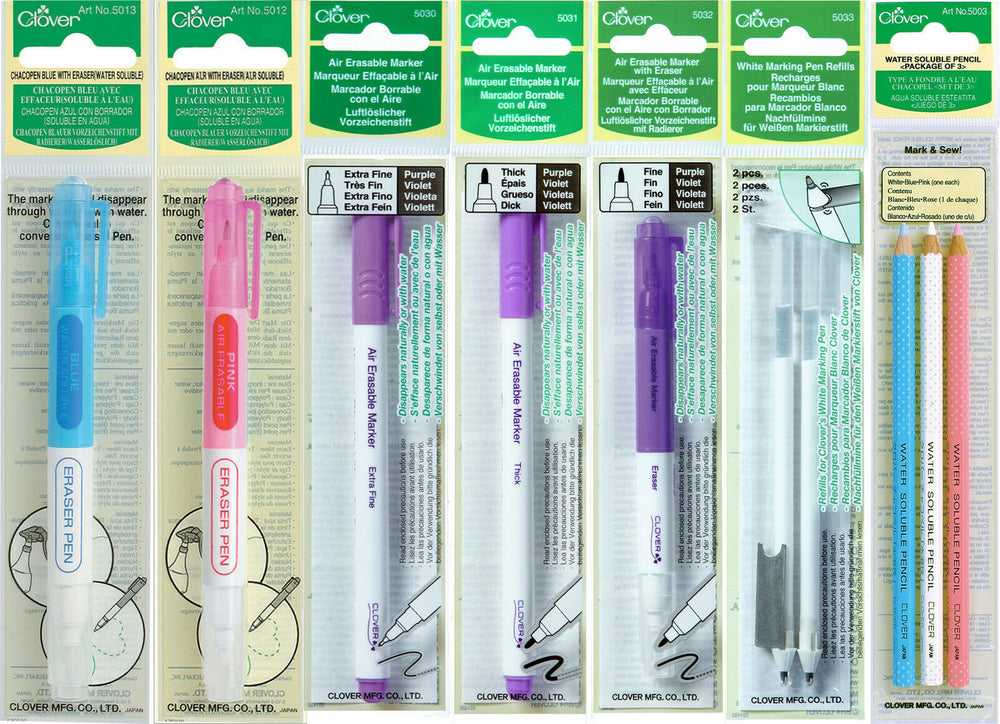 Clover Fabric Craft Quilting Tracing Marking Tools Art Pens / Pencils / Marker