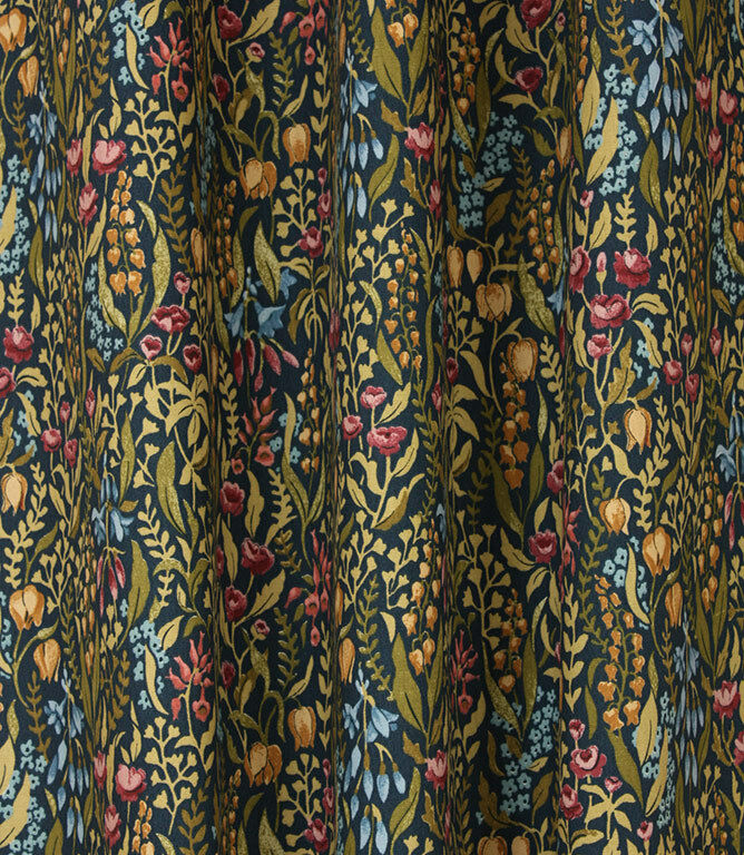 Kelmscott Jewel Cotton Curtain Upholstery Quilting Roman Blind Fabric Morris