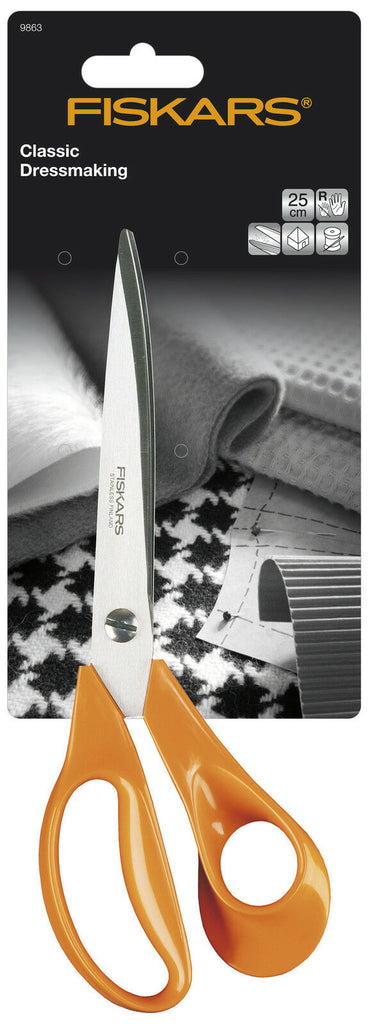 Fiskars Classic Dressmaking / Large General Purpose Scissors 9863 FREE UK POST