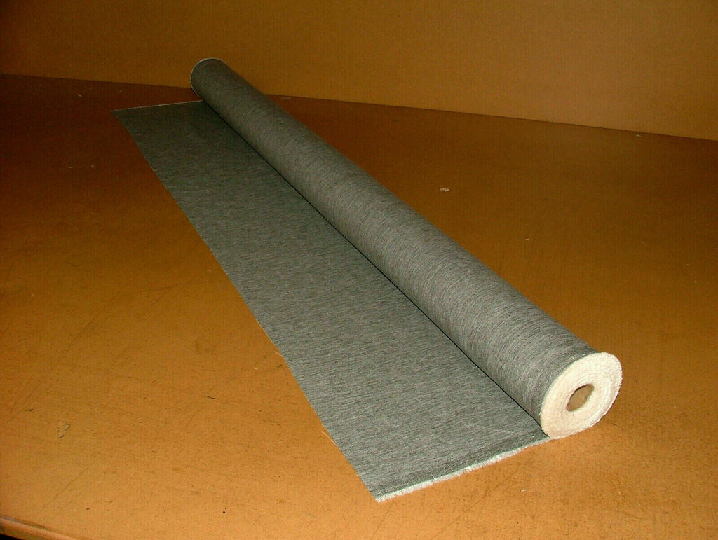 18 Metre Karel Steel Grey Linen Blend Jacquard Curtain Upholstery Cushion Fabric