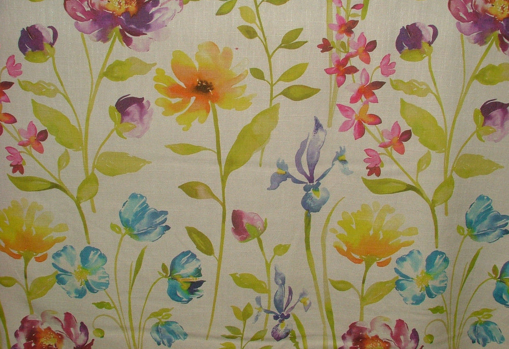 9.5 Metre Spring Floral Linen Voyage Decoration Maison Upholstery Cushion Fabric