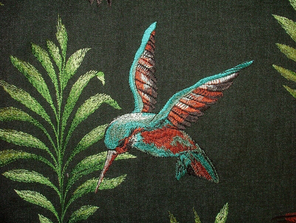 iLiv MONTSERRAT PAPAYA  Embroidered Fabric Curtain Upholstery Cushion Blinds