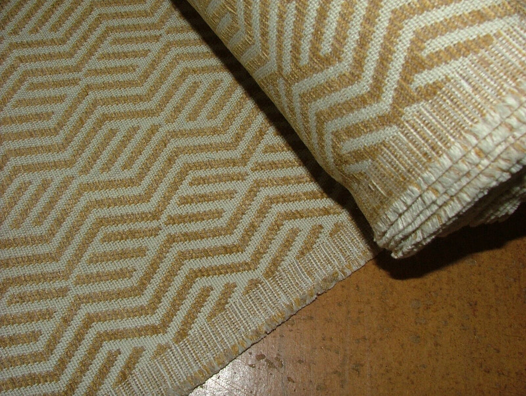9.2 Metres Romo Gold Woven Jacquard  Fabric Upholstery Curtain Cushion Use