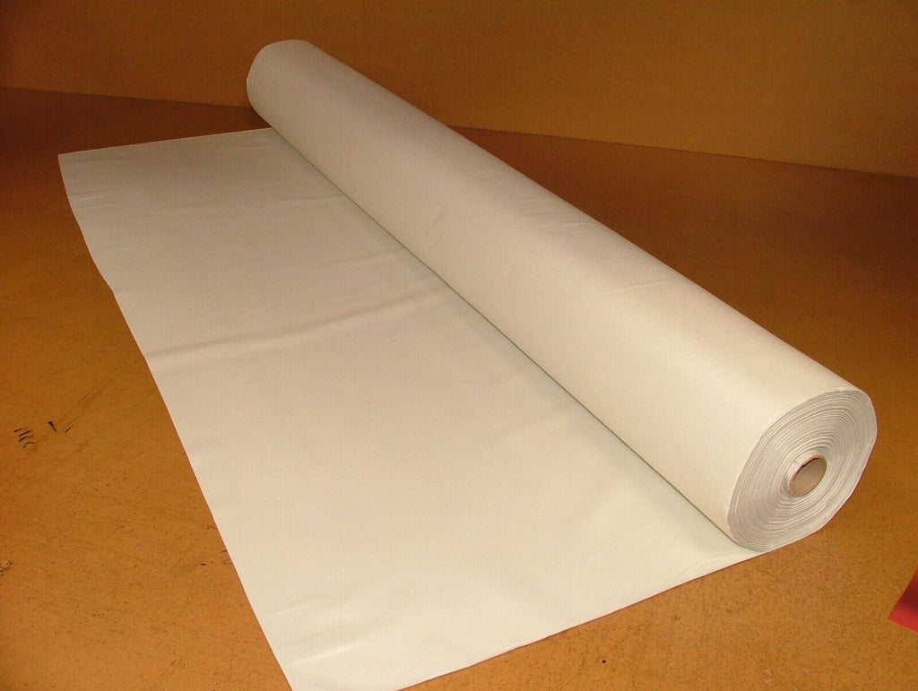 24 Metres Ivory Cream 3 Pass Blackout Material Thermal Curtain Lining Fabric