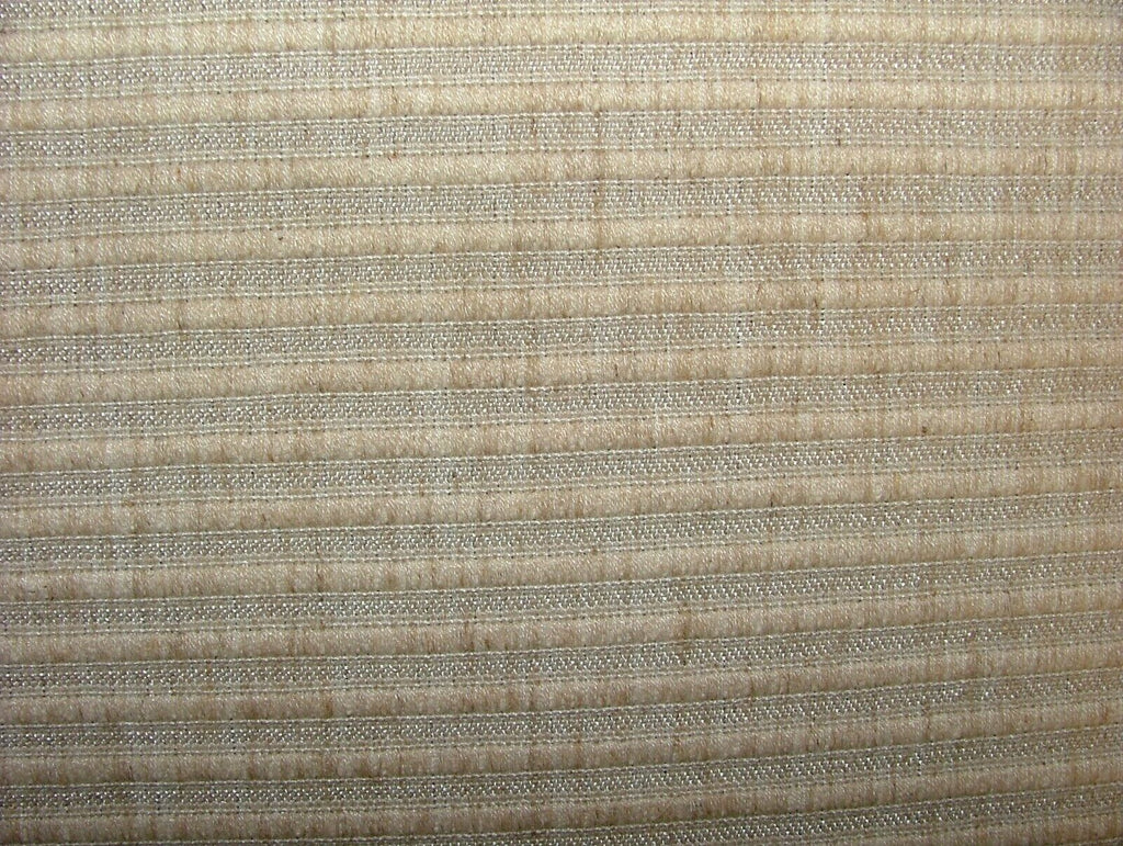 Romo Natural Beige Ribbed Linen Blend Fabric Upholstery Cushion Curtain