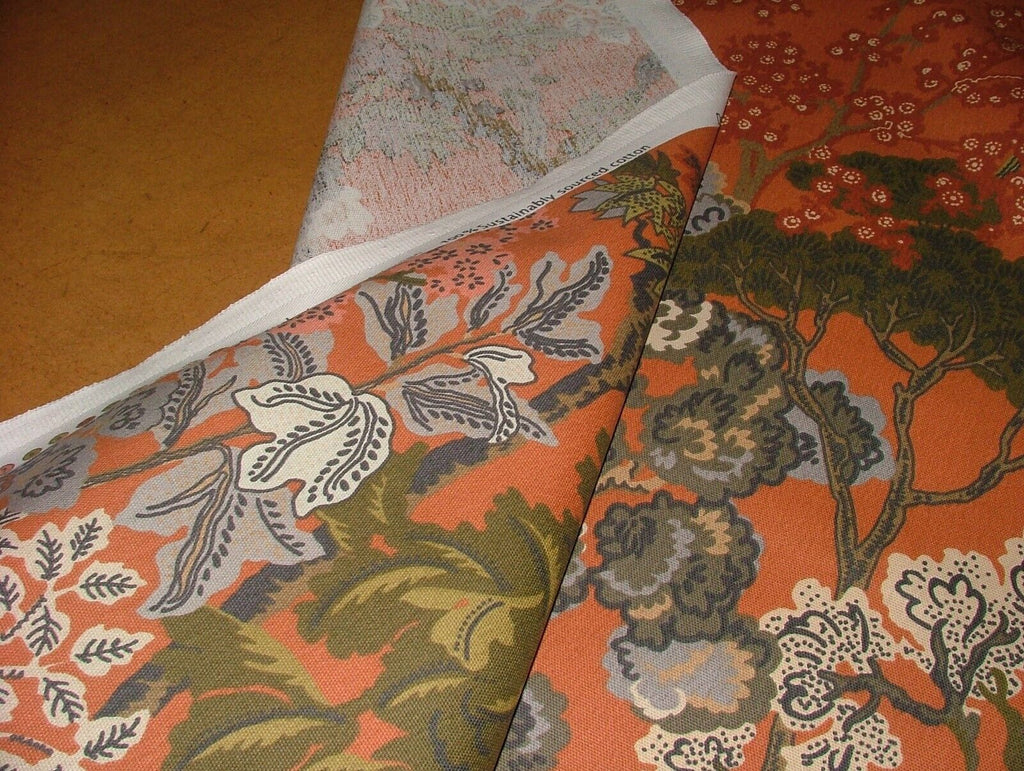 Avar Koi Japanese 100% Cotton Curtain Upholstery Cushion Roman Blind Fabric