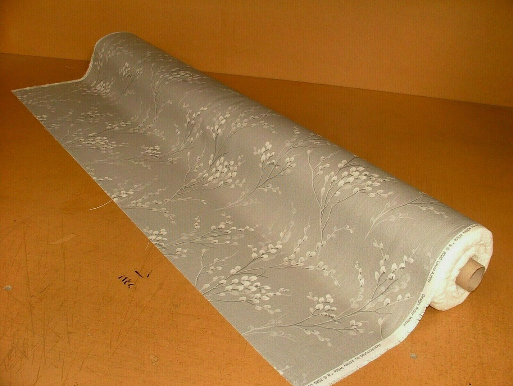 Laura Ashley Pussy Willow Grey Fabric Curtain Upholstery Cushion