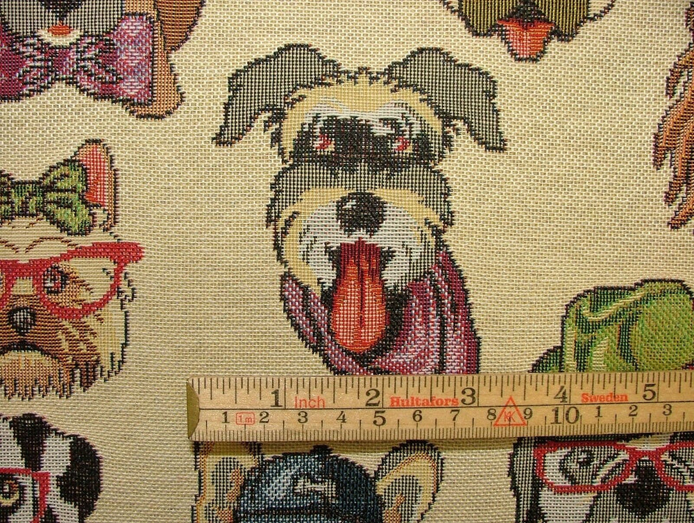 "Animal Tapestry" Designer Fabric Ideal For Upholstery Curtains Cushions Throws