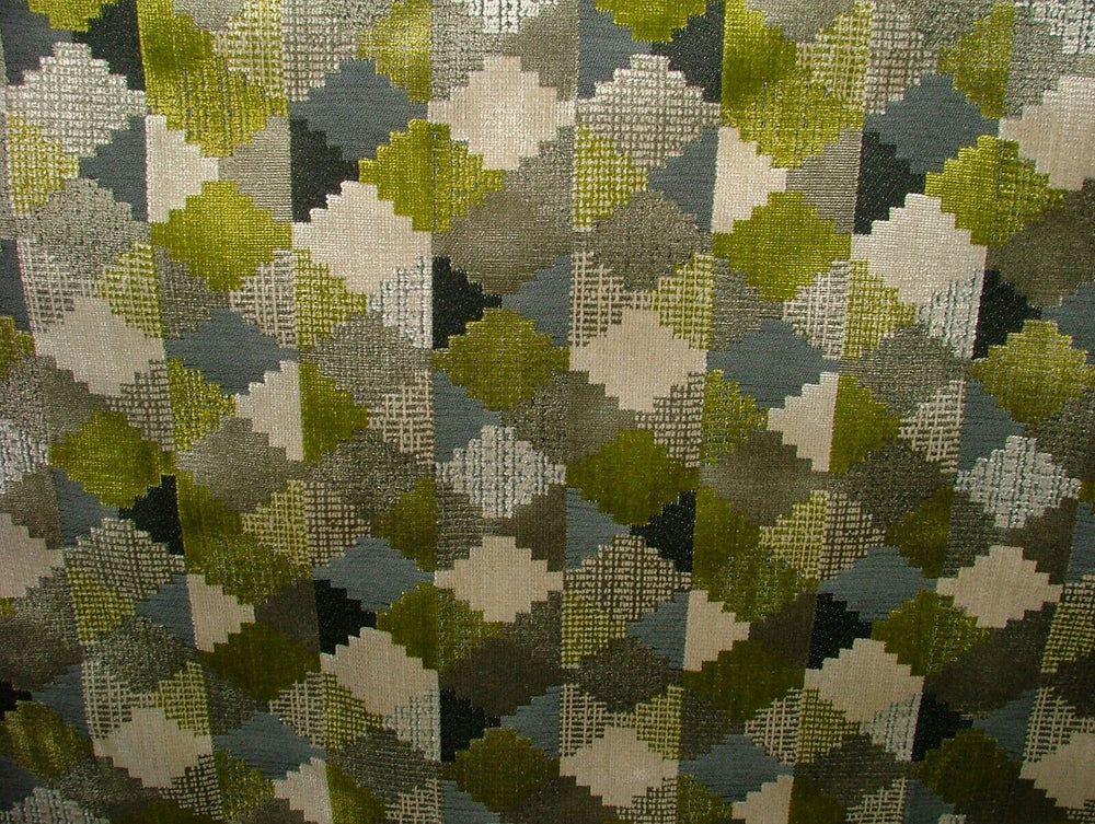 16 Metres Fauve Lime Thick Plush Soft Velvet Upholstery Cushion Caravan Fabric