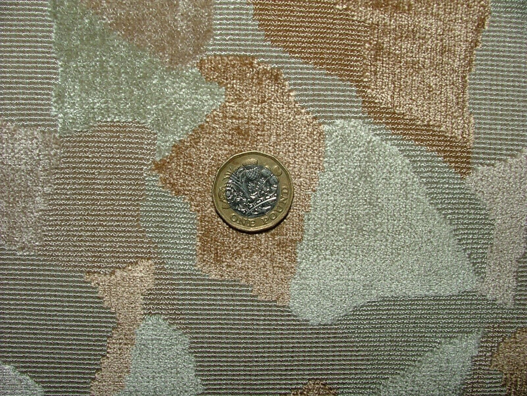 4.1 Metre Romo Contemporary Camouflage Velvet Fabric Upholstery  RRP £1309