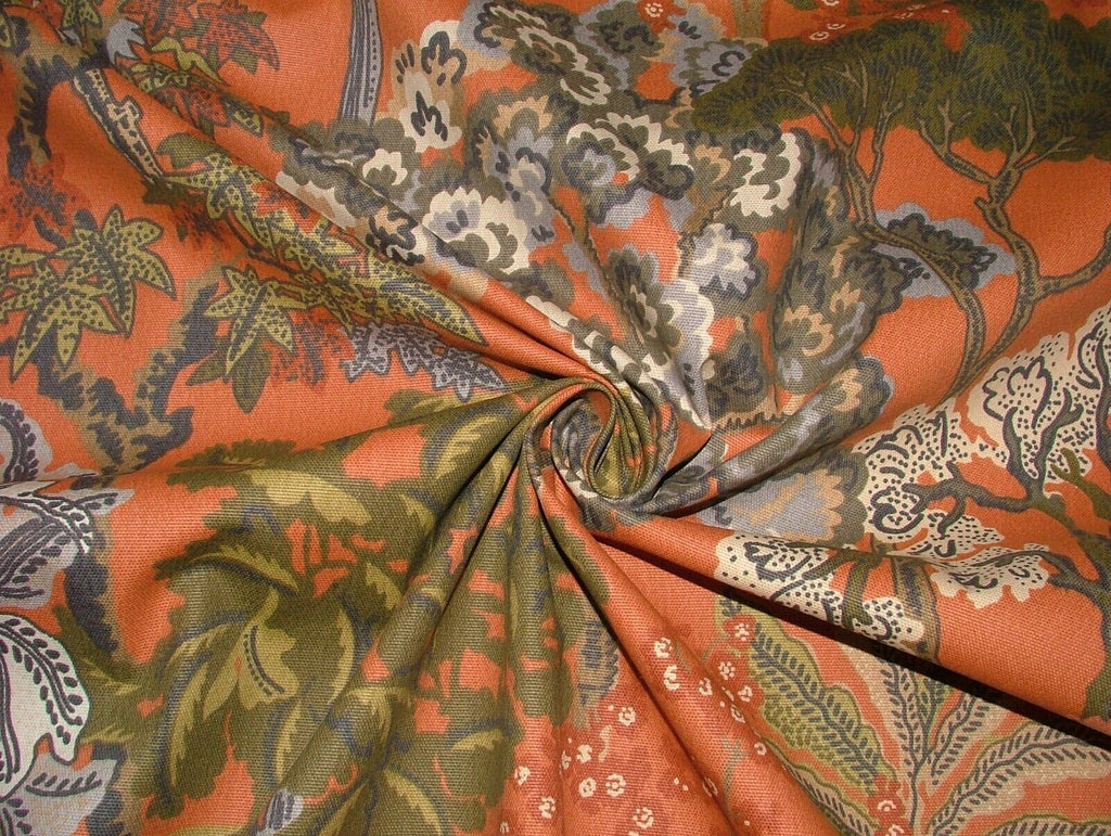 5.8 Metre Avar Koi Japanese Cotton Curtain Upholstery Cushion Roman Blind Fabric
