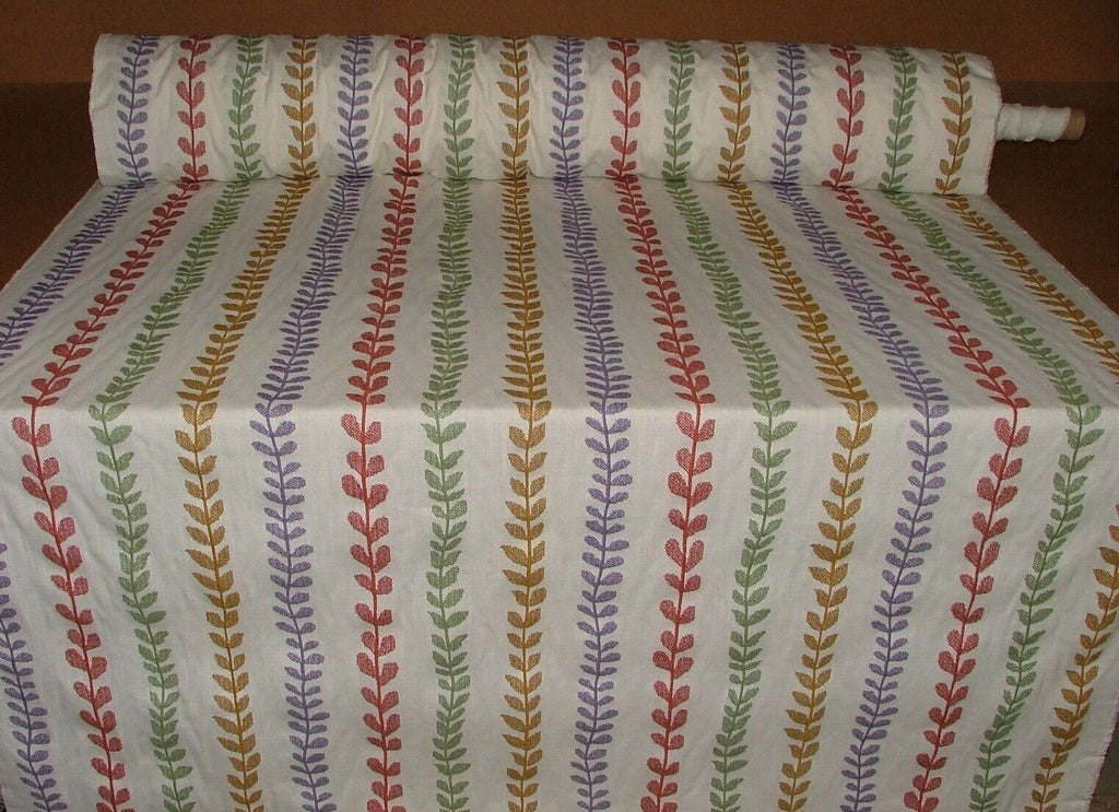 Heidi Spice Contemporary Embroidered Fabric Curtain Upholstery Cushion Blind
