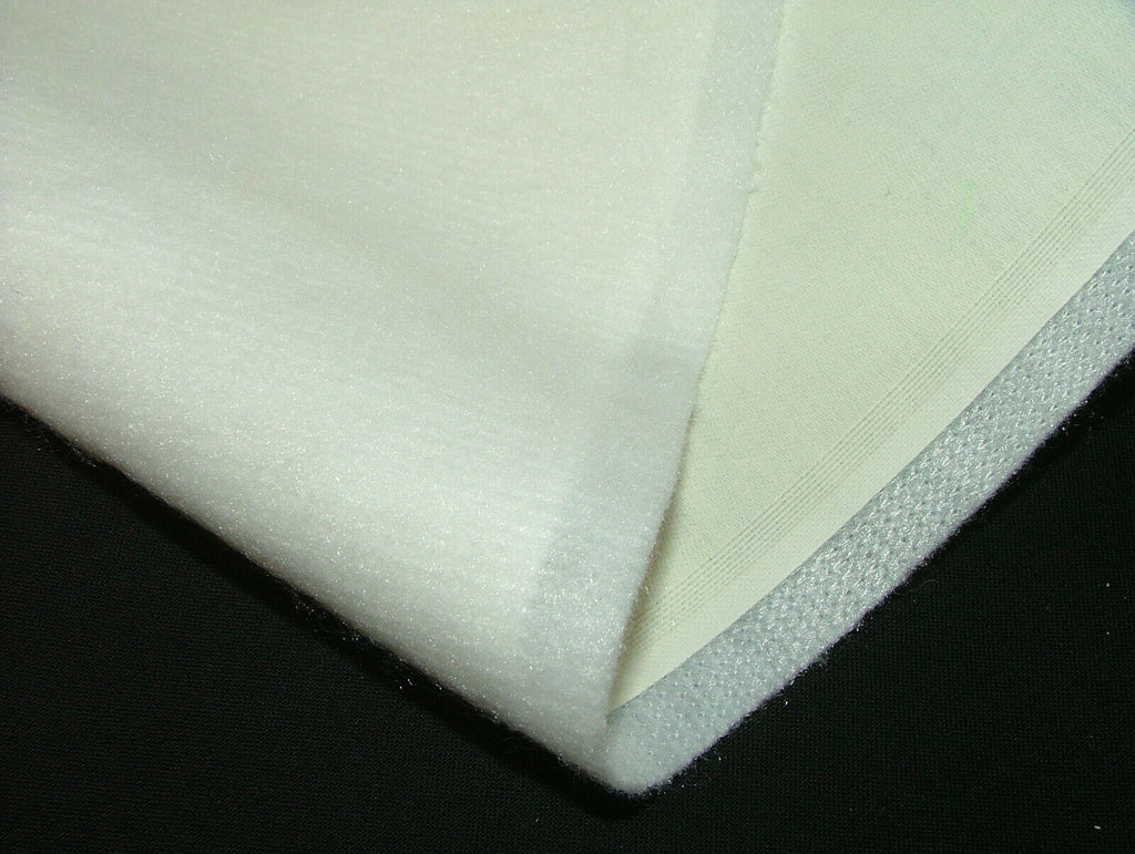 25 Metre Roll Of Bonded Interlining With 100% Ivory Sateen Curtain Lining