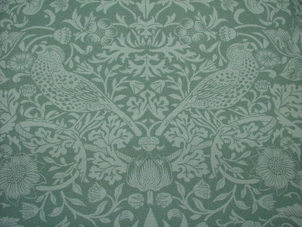 4 Metres William Morris Strawberry Thief Green Curtain Upholstery Cushion Fabric