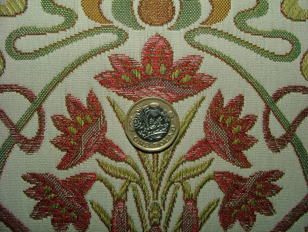 Art Nouveau Autumn Thick Designer Jacquard Curtain Upholstery Cushion Use Fabric
