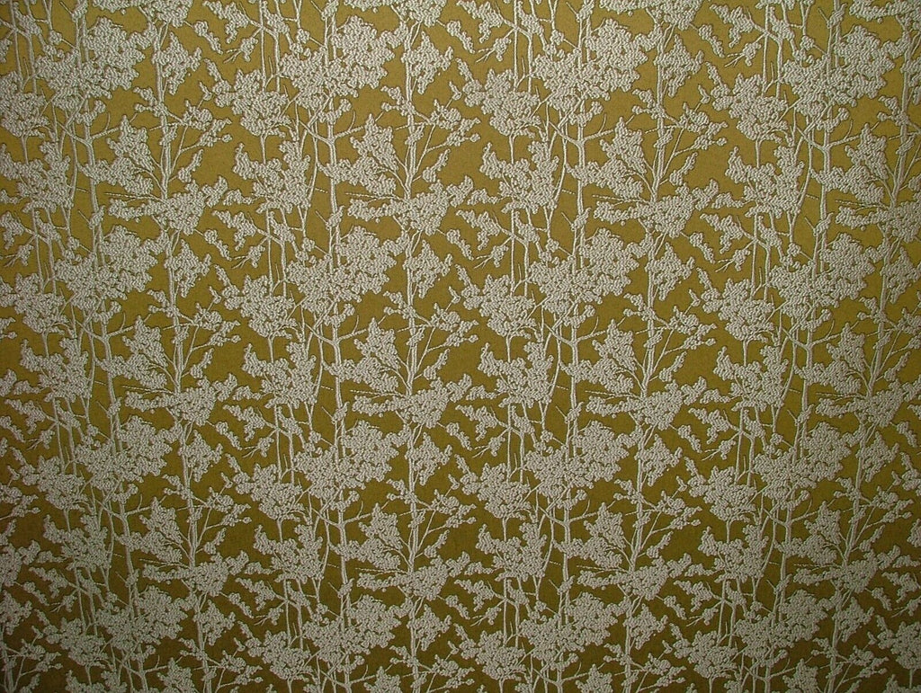 17 Metres Spruce Zest Floral Jacquard Curtain Upholstery Cushion Blind Fabric