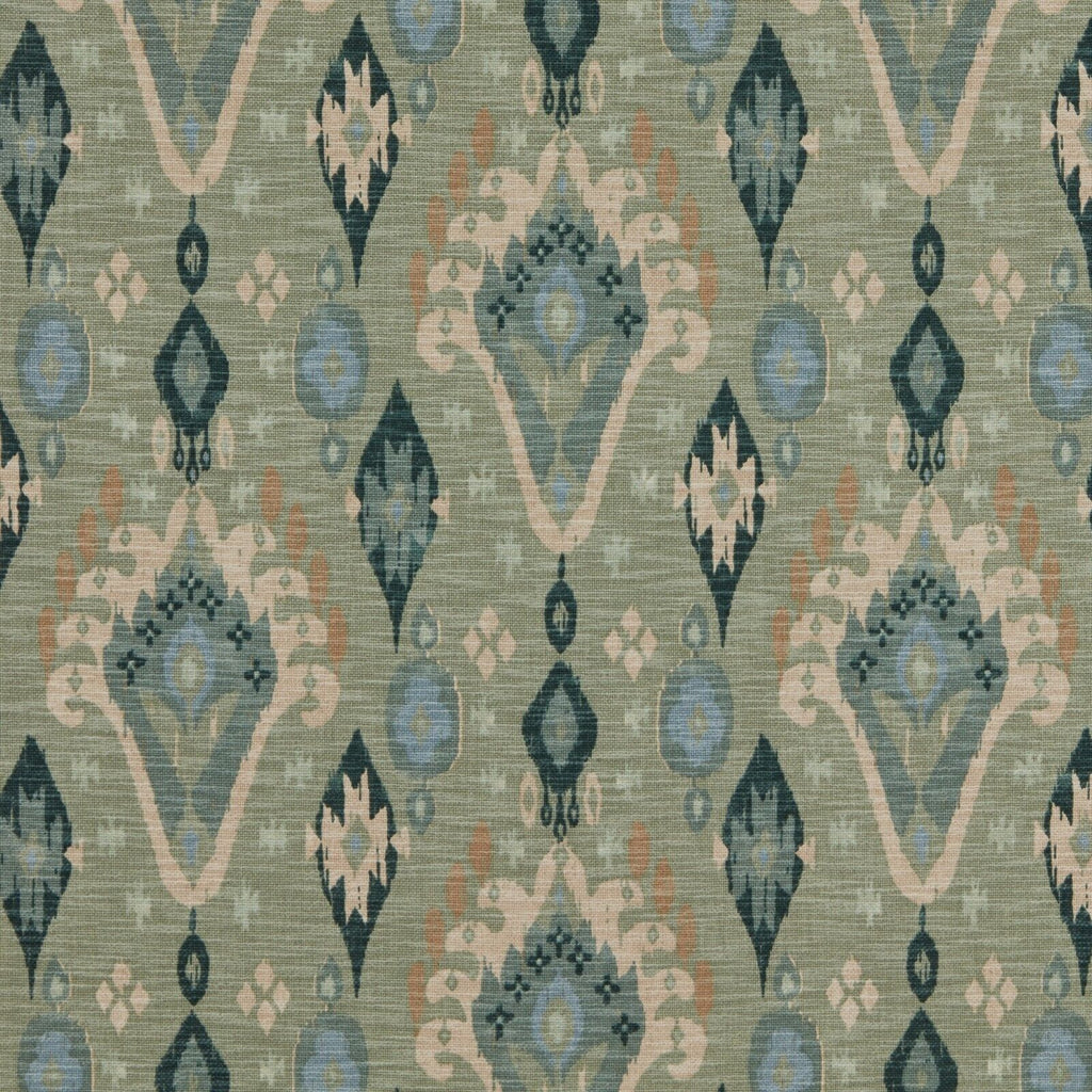 Fabric Remnant 1.7m iLiv Boho Sage Cotton Blend Curtain Upholstery Cushion