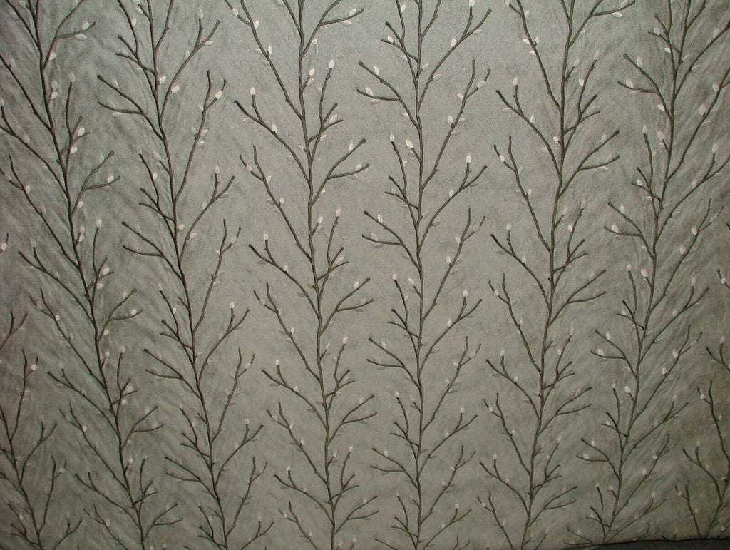 17 Metres Lovell Tree Aqua Jacquard Curtain Upholstery Cushion Fabric