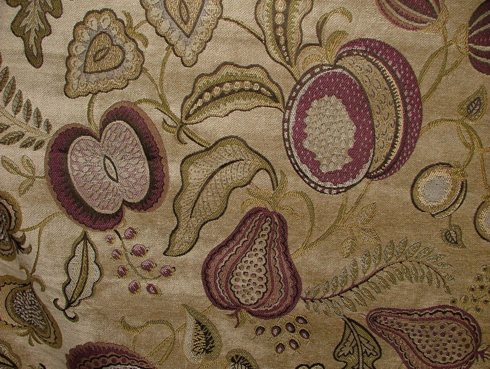 1.4 Metre Summer Fruits Eden Arts & Crafts Fabric Upholstery Cushion Curtain Use