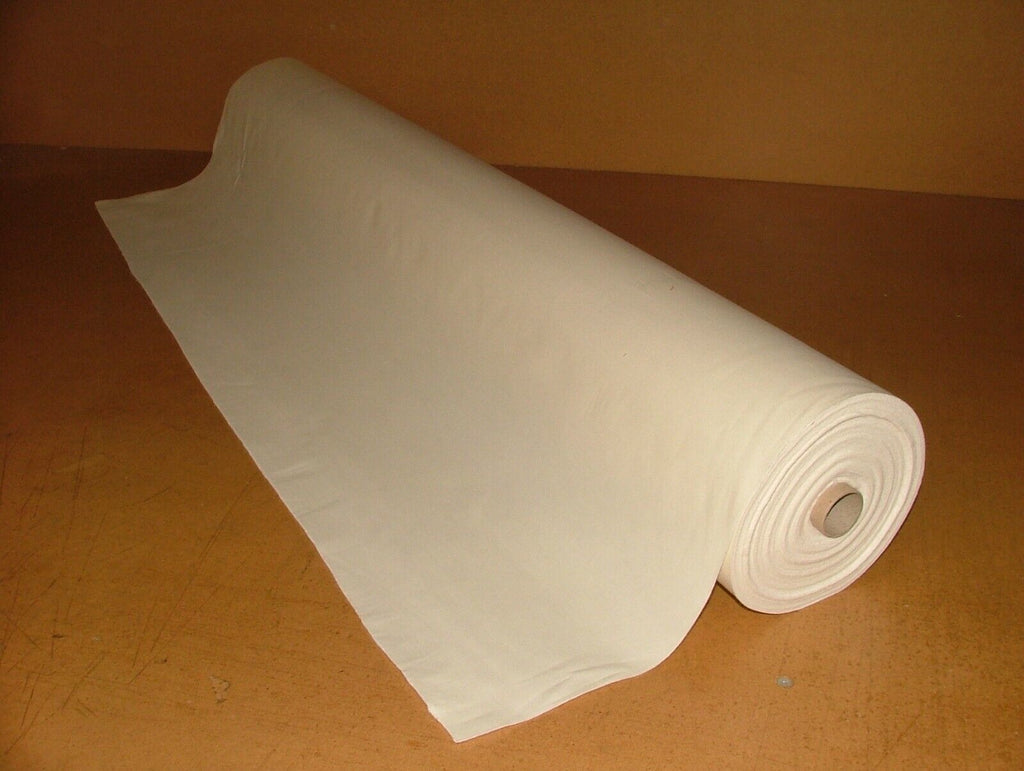 30 Metre Roll Of Bonded Interlining With 100%Cream Sateen Curtain Lining
