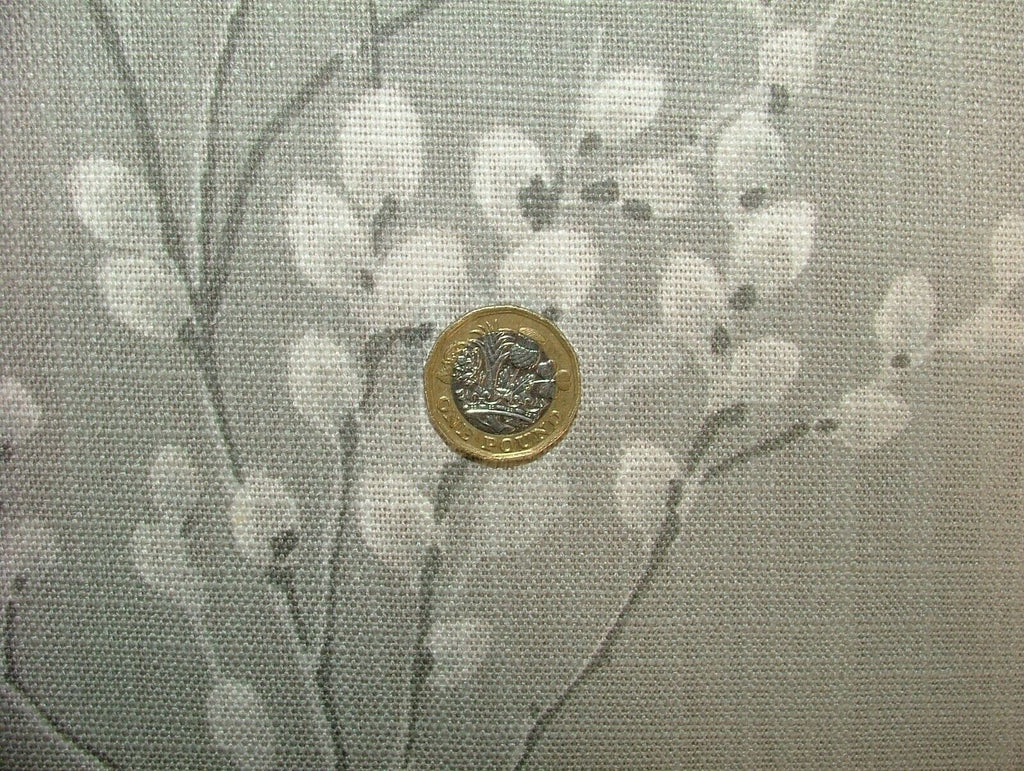 18 Metre Roll Laura Ashley Pussy Willow Grey Fabric Curtain Upholstery Cushion
