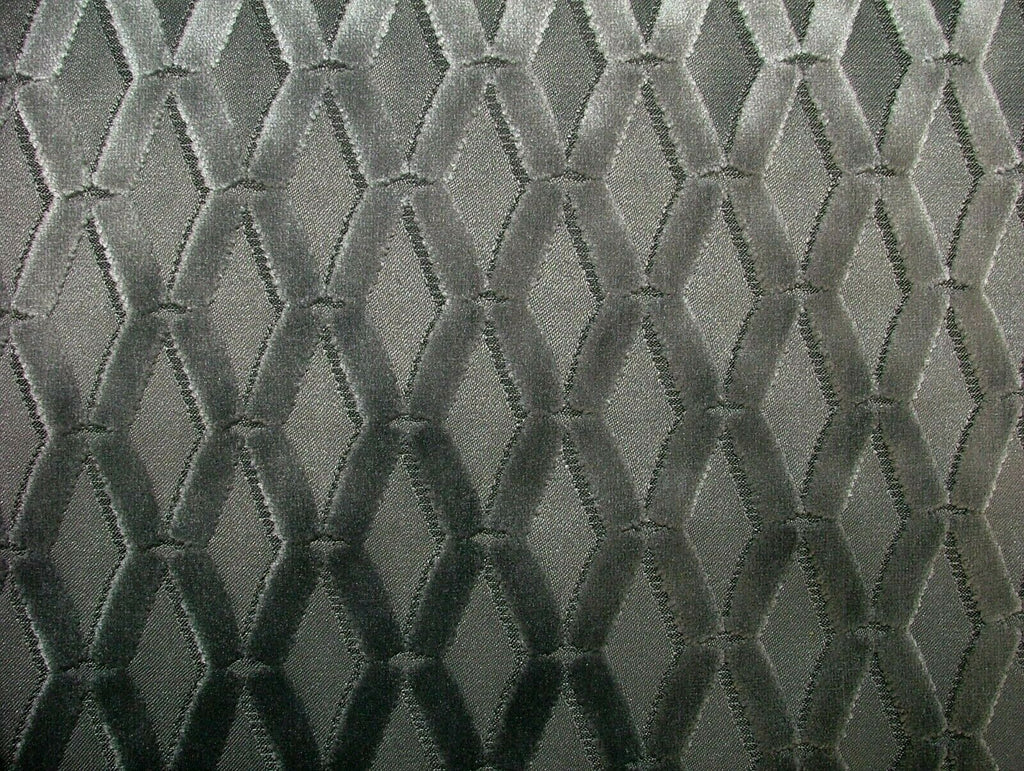 10 Metres Slate Grey Flame Retardant Velvet Fabric Upholstery Settee Cushion