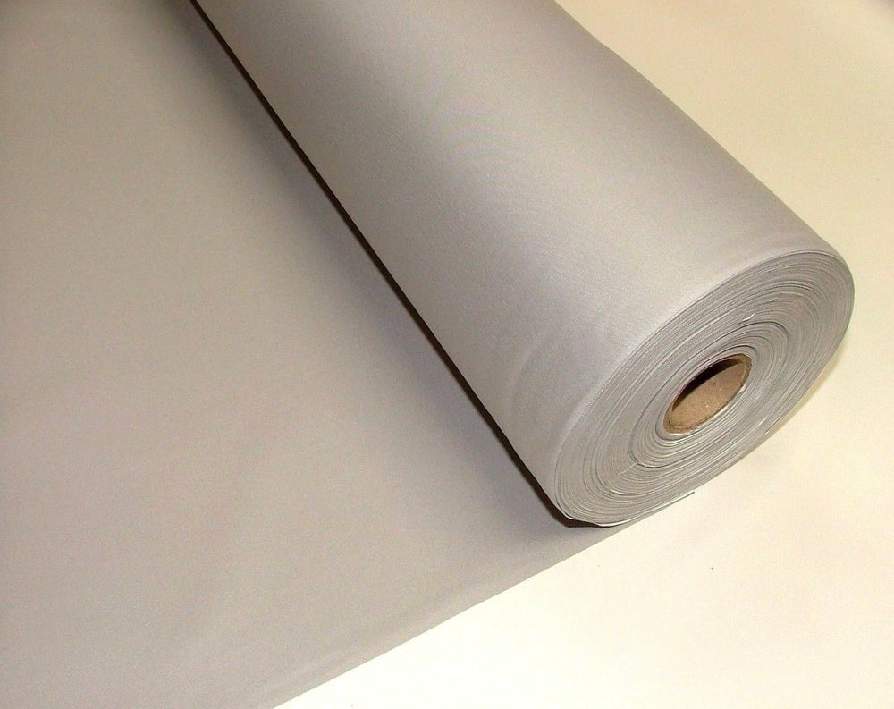 GREY 3 Pass Black Out Blackout Material Thermal Curtain Lining Fabric 137cm