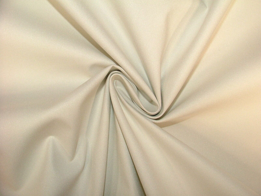 108 Metres Ivory Cream 3 Pass Blackout  Thermal Insulation Curtain Lining Fabric