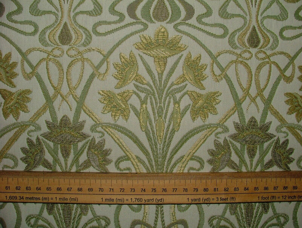 10 Metres Art Nouveau Sand Thick Designer Jacquard Curtain Upholstery Use Fabric