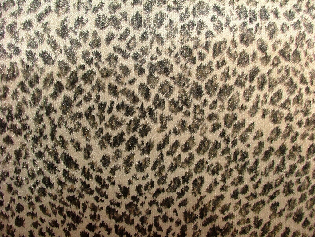 3.5 Metres Zinc Confetti Mercury Animal Velvet Upholstery Fabric - RRP £525.00