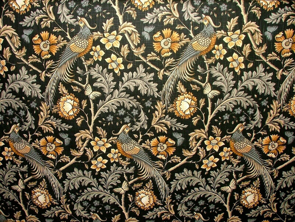 Oakmere Saffron Cotton Curtain Upholstery Quilting Roman Blind Fabric Morris