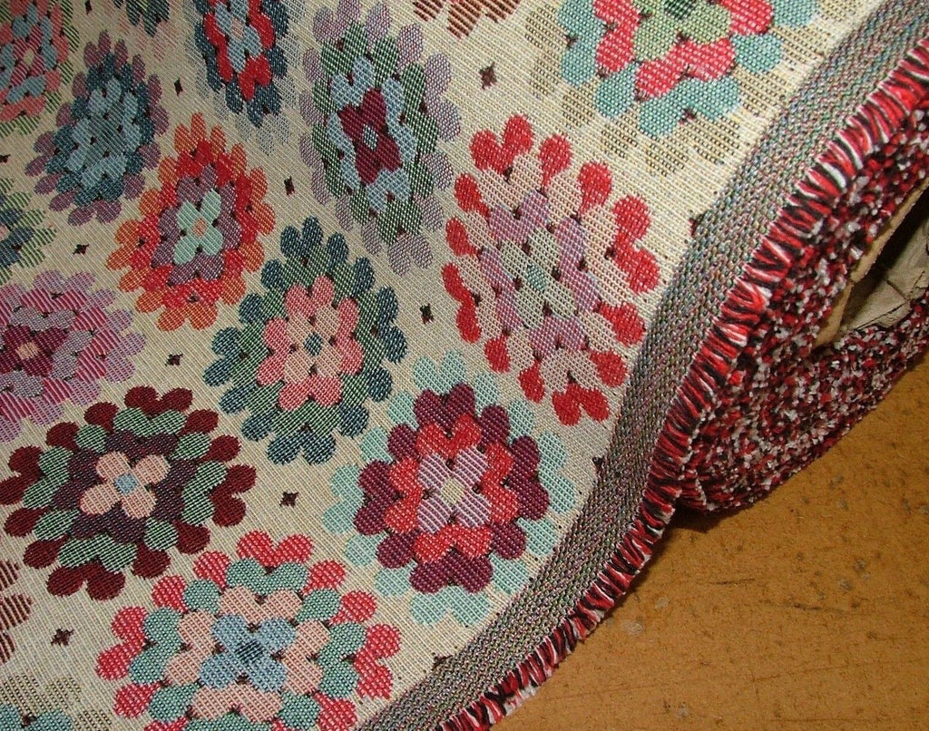 Crochet Tapestry Fabric Curtain Upholstery Cushion Blanket Throws Crafts